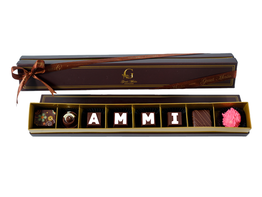 AMMI, 8 PIECE CHOCOLATE BOX