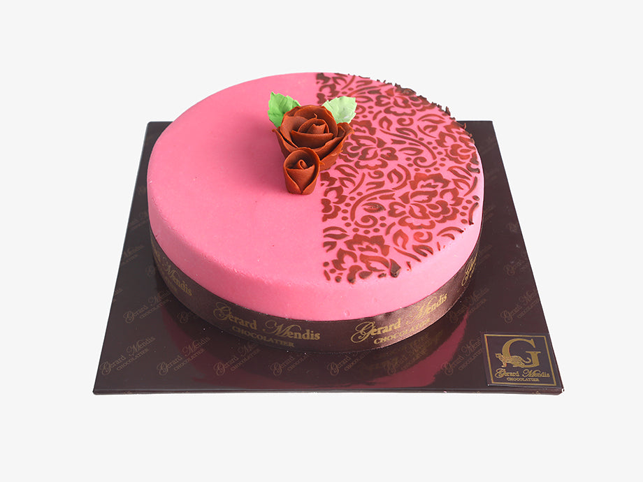 MARZIPAN RIBBON BROWNIE CAKE, 1 KG