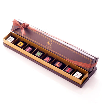 Happy Diwali - 8-piece chocolate gift box