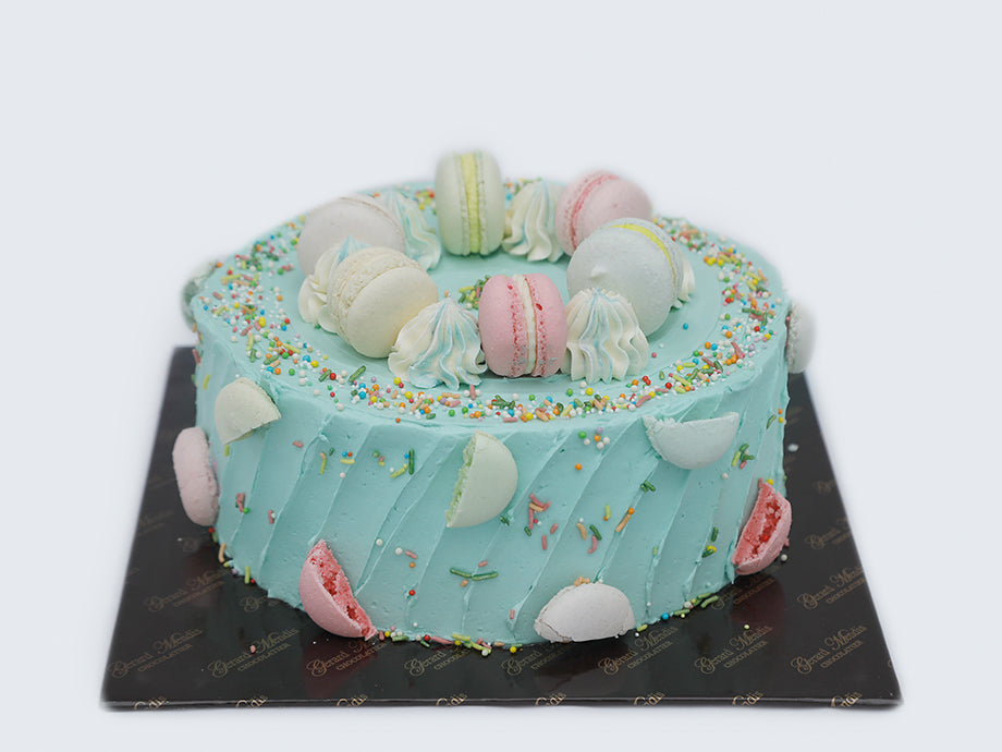 PASTEL MACARON CAKE, 1.5 KG