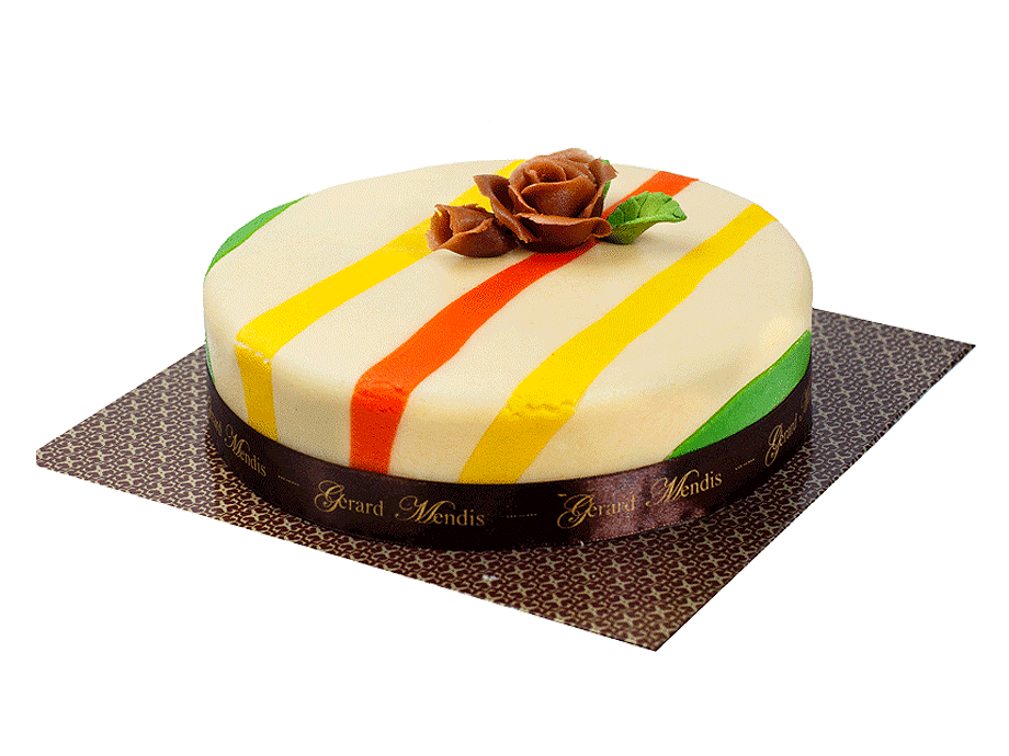 MARZIPAN RIBBON CAKE