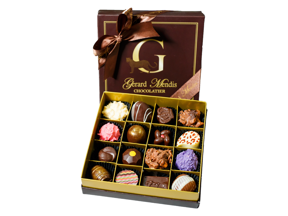 16 PIECE CHIC PAPERBOARD CHOCOLATE BOX