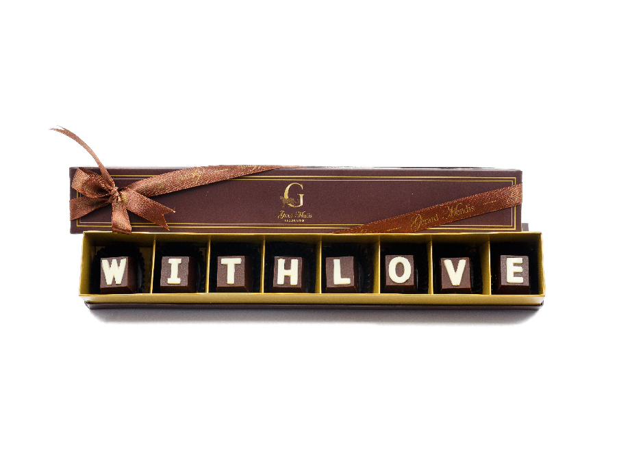WITH LOVE 8 PIECE CHIC PAPERBOARD BOX