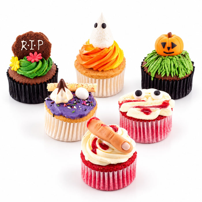 THE SPOOKY MONSTER MASH, 12 Spooktacular Cupcakes