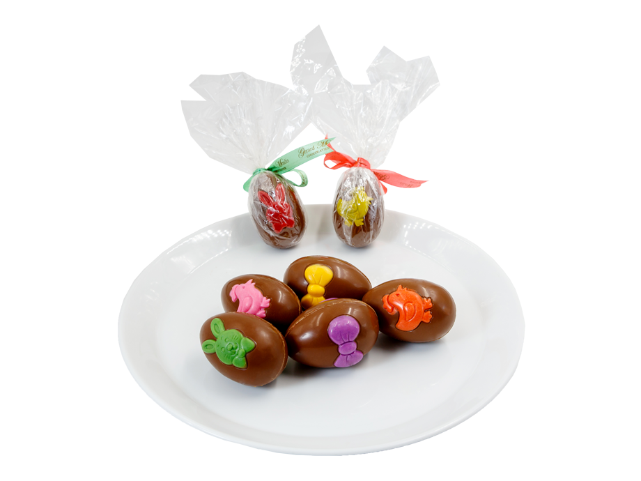 BOX OF 7 CHOCOLATE EASTER EGGS 7-PACK