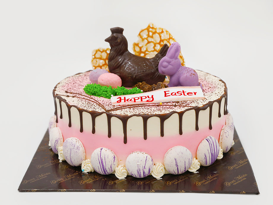 PINK EASTER HEN CAKE - 1.5 Kg