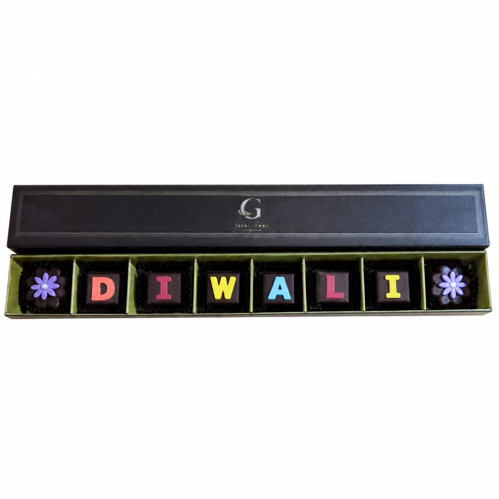 HAPPY DIWALI, 8 PIECE CHOCOLATE GIFT BOX