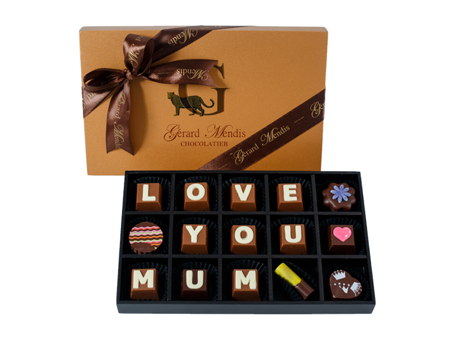 LOVE YOU MUM, 15 PIECE CHOCOLATE BOX