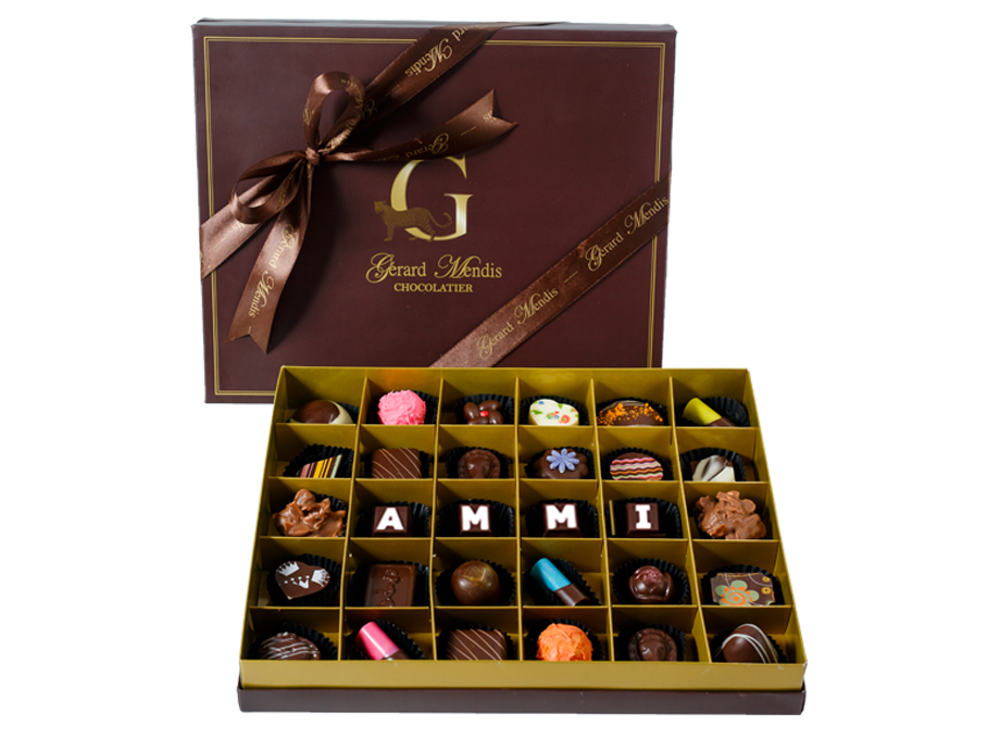 AMMI, 30 PIECE CHOCOLATE BOX