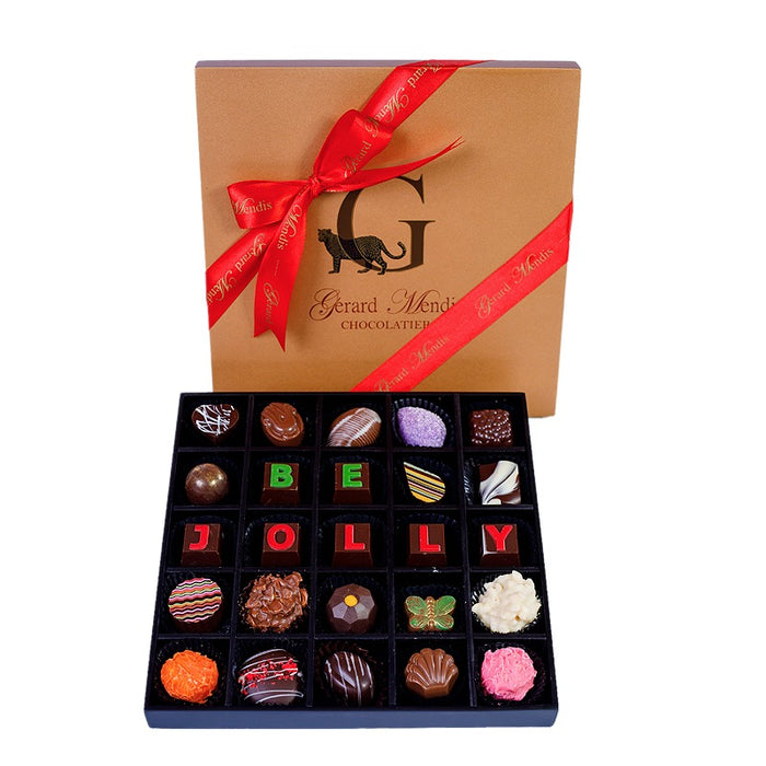 BE JOLLY, 25 PIECE BOX OF CHOCOLATES