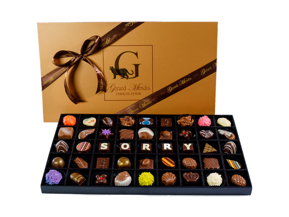 SORRY 45 PIECE CLASSIC WOODEN CHOCOLATE BOX