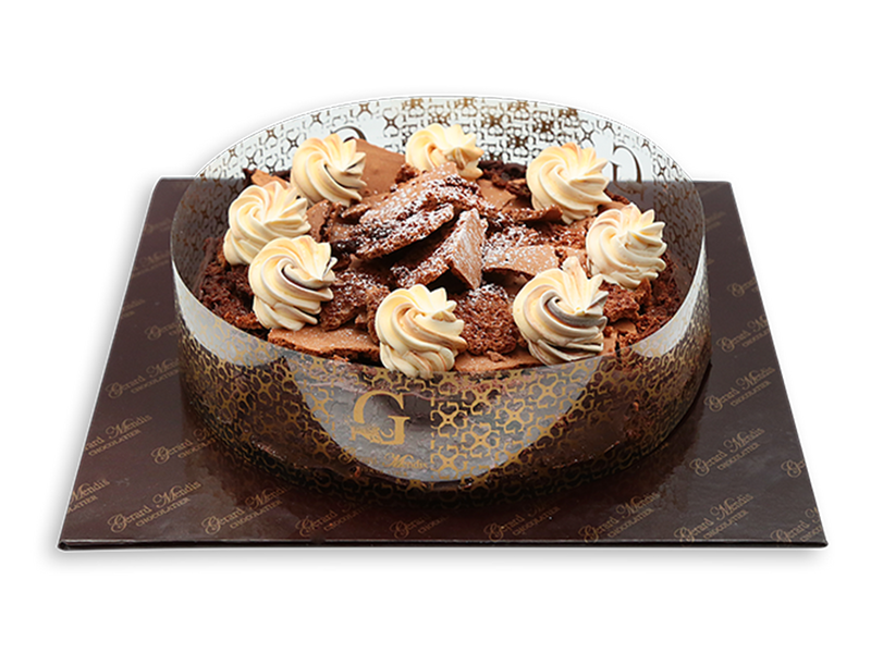 GOOEY CHOCOLATE CAKE, 8-10 PAX– Gerard Mendis Chocolatier